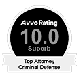 Avvo Rating 10 Top Criminal Defense Attorney