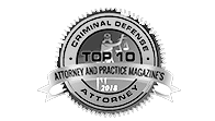 Top 10 Criminal Defense Attorney Badge